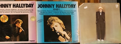 Johnny hallyday lot lp 33 - hallyday,
