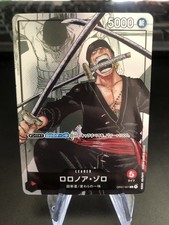 ONE PIECE ENGLISH CARD GAME CARTE RORONOA ZORO OP01-001 ALT L MINT