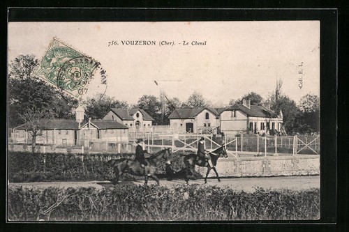 Cpa vouzeron chenil - cpa, 1907