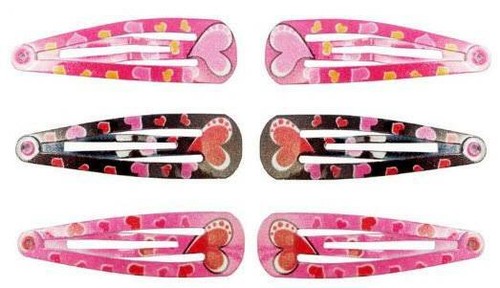 Barrettes clic clac métal - clic,