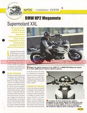 BMW 1200 HP2 Megamoto 2009 Joe Bar Team Fiche Moto #000593