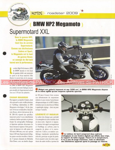 Bmw 1200 hp2 megamoto 2009 - 1200,