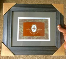 Framed Wine Label - 1985