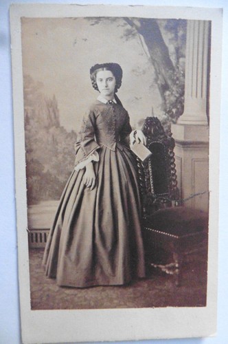 Photo cdv jolie - cdv, jeune