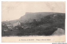 CAR-ADYP11-0752-71 - Environs de  MACON - Village et roche de solutré