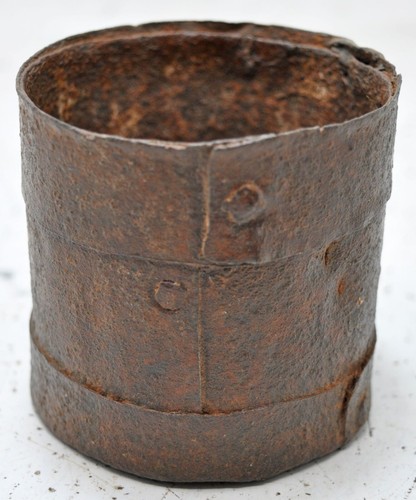 Seau mesurer fer antique - À,