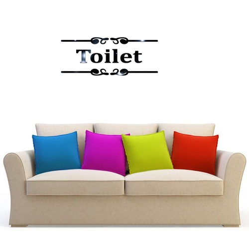 Plaque des toilettes pour - plaque,