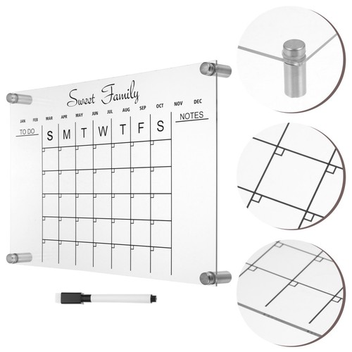 Calendrier magnétique frigo - magnétique,