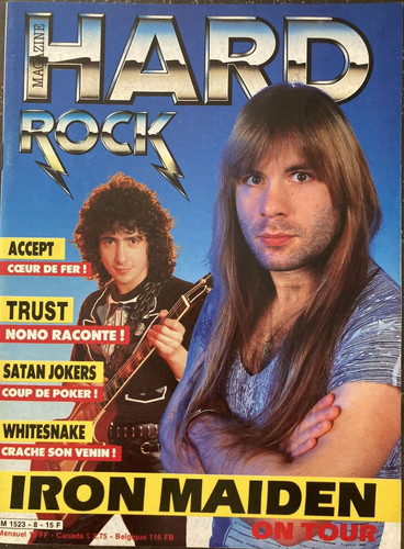 Hard rock magazine iron - rock,