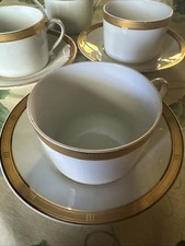 Bernardaud  Ségur 3  Grandes Tasses Café Dejeuner Sucrier  Porcelaine Limoges