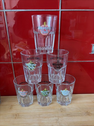 Verres havana club - 6, rhum