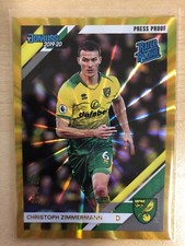 2019-20  Panini Donruss RR Christoph Zimmermann Gold Press Proof Laser /25 SSP