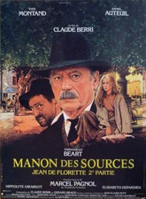MANON OF THE SPRING / MANON DES SOURCES -BEART / MONTANT - ORIGINAL MOVIE POSTER