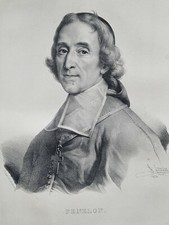 FENELON Portrait LITHOGRAPHIE Grevedon DELPECH 52x33cm XIX°