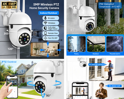 Wifi 360 security camera - camera, hd