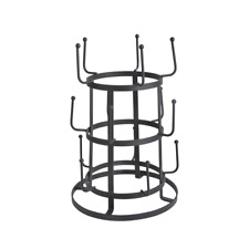 égouttoir à bouteilles / hérisson en fer / sèche bouteille (petit modèle )
