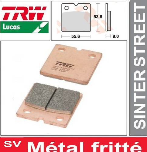 Plaquette frein avant trw - frein,