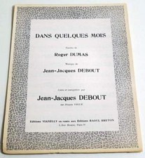 Partition vintage sheet music