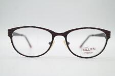 Lunettes Signe JULLIEN SJ 60 Noir Rouge Ovale Monture De Lunettes Neuves