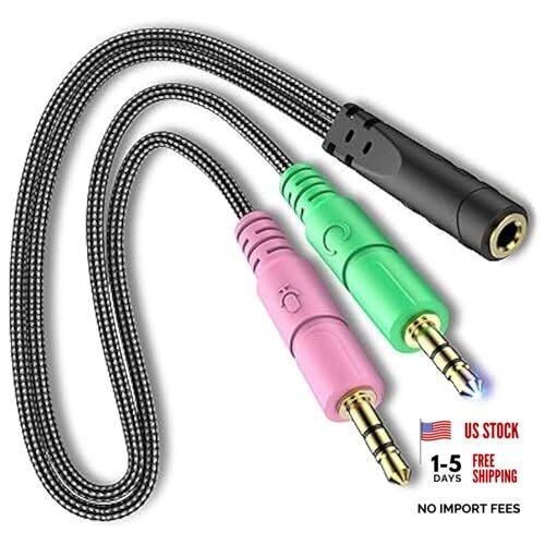 Headset microphone splitter - pc,
