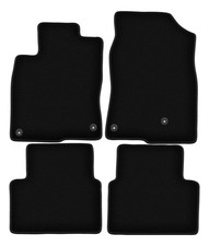 Tapis de sol en velours noir