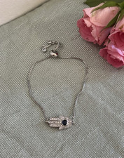 Bracelet Main De Fatma Plaqué Platine Neuf - Bracelet Minimaliste