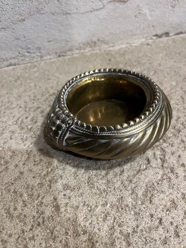Bougeoir bronze argenté et - en,