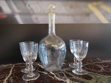 1 carafe cristal + 4 verres