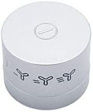 Bouton 2 d35 h15 - inox look ikea