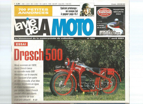 Vie moto n 3334 - vie, la