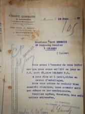 ancienne facture la ruche