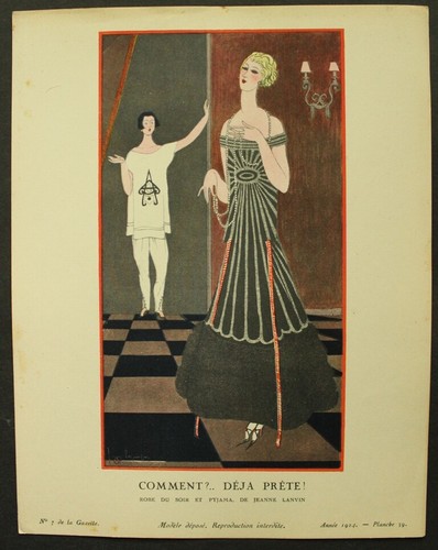 Georges lepape pochoir art - georges,