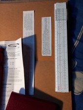 Ancienne Règle Calculs RAPHOPLEX Rietz 620 (Comme Neuve) Avec Étui Et Notices