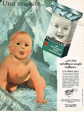 PUBLICITE ADVERTISING  1962    GERVAIS  GALLIASEC  lait en poudre pour bébé