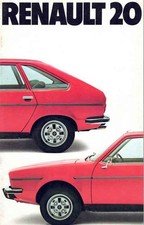 Catalogue brochure Renault 20 1978/1979 Belgique en français
