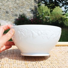 Grand bol en porcelaine de Limoges / Deshoulières modèle California ø 18 cm