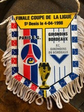 petit fanion )) PSG V BORDEAUX * FINALE COUPE DE LA LIGUE 1998