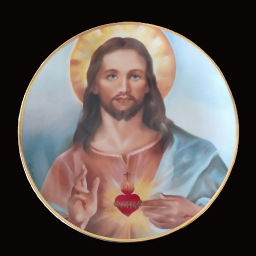 Franklin mint sacred heart - mint,