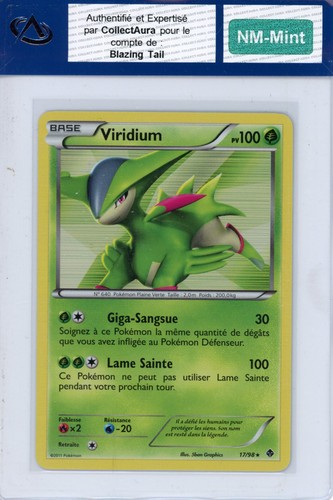 Carte pokémon viridium 98 - carte,