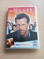 Dvd Dr. House (Saison 1 - épisodes 1 à 4). Comme NEUF 