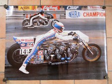 Affiche moto Revell 1981 poster 98cm X 69 cm vintage