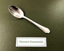 cuillère à entremet SAGLIER FRERES modèle à pans Métal argenté ART DECO 18,5 cm