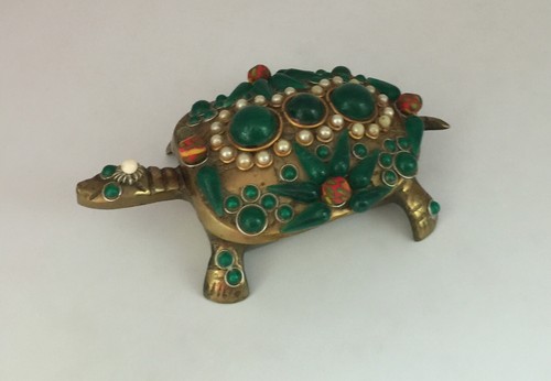 Tortue boite bijoux - boite, bijoux/