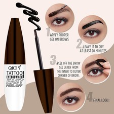 Crème Rehausseur Semi-Permanente Gel De Couleur Pour Sourcils Peel Off Gel /