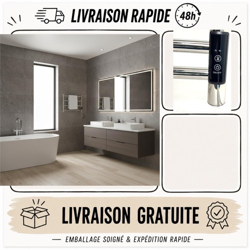 Porte serviettes chauffant - porte-serviettes,