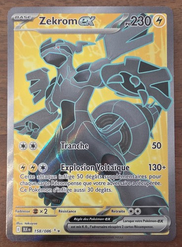 Carte pokémon zekrom - carte,