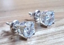 3CT Rond Imitation Diamant 14K