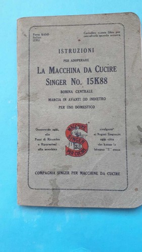Livret institution singer - livret, d’institution