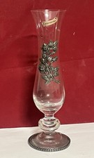 Vase soliflore motif floral en