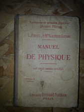 manuel de physique 3 années